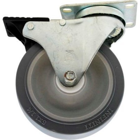 SPECIALMADE GOODS AND SERVICES Rubbermaid 5in Heavy Duty Swivel Caster for Rubbermaid Trademaster Carts FG4532L20000